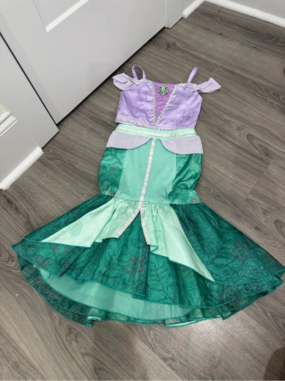 Disney Little Mermaid-Inspired Costume in Purple and Green